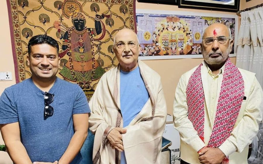 उद्योग वाणिज्य संघ कृष्णनगर अध्यक्ष रामकुमार गुप्ता एमालेमा प्रवेश Gandakiaaja