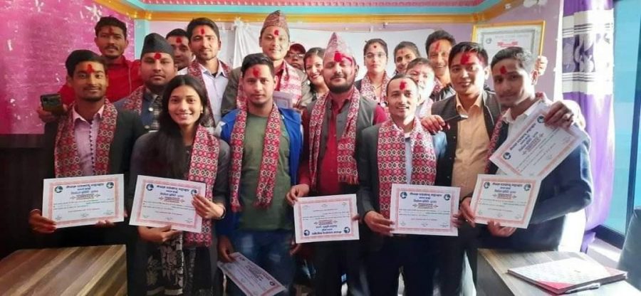 नेपाल पत्रकार महासँघ बझाङको सपथ ग्रहण कार्यक्रम  सम्पन्न
