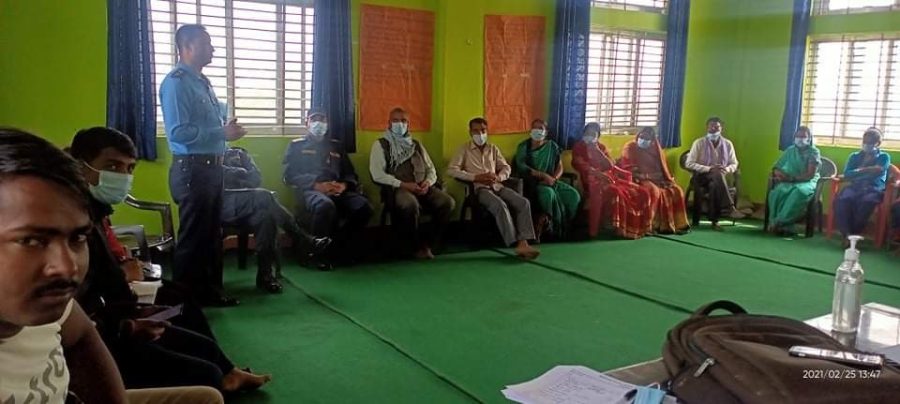 समुदाय र प्रहरी बिच एक दिने सम्वाद