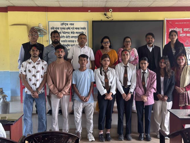 मध्यविन्दु नगरपालिकामा ब्लड डोनर्स सोसाइटी गठन