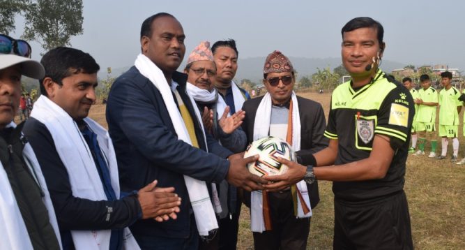 नवज्योति फुटवल प्रतियोगिता: दलदलेको प्रगति कला मन्दिर विजयी