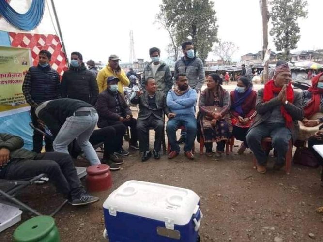 लायन्स क्लबको आयोजनामा रक्तदान कार्यक्रम कावासोतिमा सम्पन्न