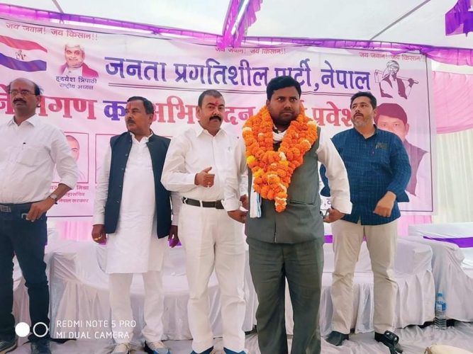 किसानको हितमा काम गर्न नै जनता प्रगतिशील पार्टी रोजेको मोहम्मद  हईको भनाइ