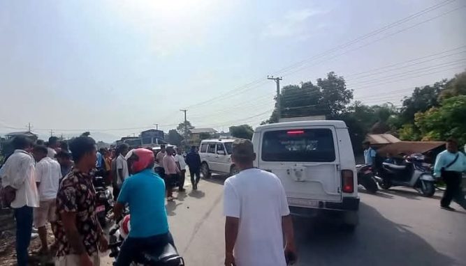 मोटरसाइकलको ठक्करबाट एकजनाको मृत्यु
