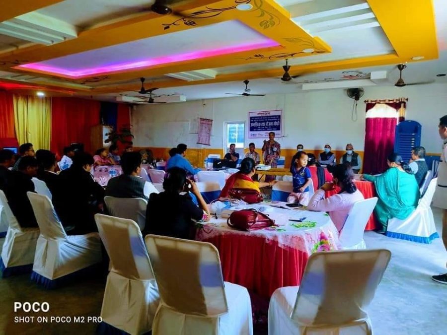 मध्यबिन्दुमा पोषण संवेदनशिल कृषि सेवाहरुको पहुँच सम्बन्धि अन्तरक्रिया सम्पन्न