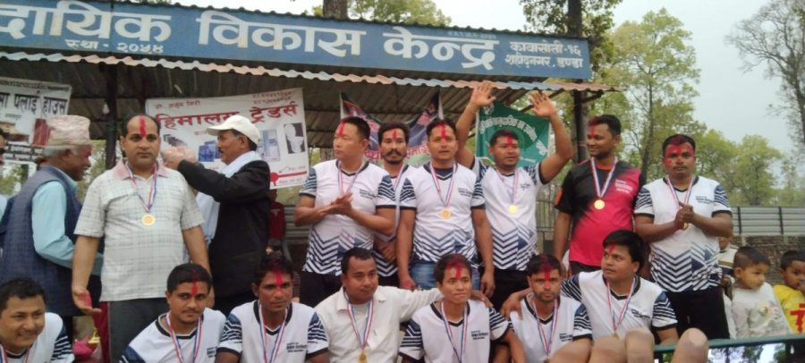 ३३ वर्ष माथी उमेर समुहको फुटवल प्रतियोगिता सप्पन्न , उपाधि  वाइसघरेलाइ