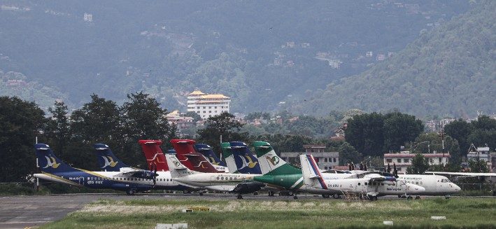 मौसम खराबीले चार दिनदेखि आन्तरिक उडान प्रभावित