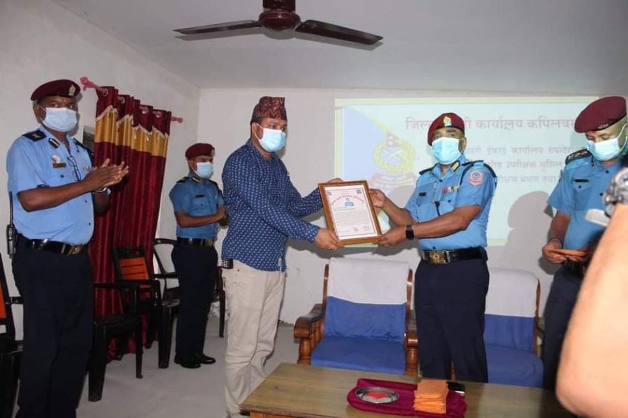 प्रहरी नायब उपरीक्षक धर्मराज भण्डारी जिल्लाकै सर्वोत्कृष्ट प्रहरी प्रसंशा पत्रद्वारा सम्मानित
